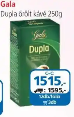 ÁRKLUB Gala dupla őrölt kávé ajánlat