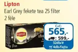 ÁRKLUB Lipton earl grey fekete tea ajánlat