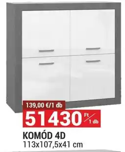 Merkury Market Komód 4d ajánlat