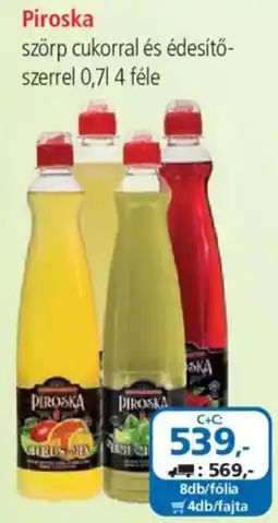 ÁRKLUB Piroksa szörp ajánlat