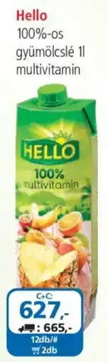 ÁRKLUB Hello gyümölcslé ajánlat