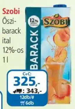 ÁRKLUB Szobi barack ital ajánlat