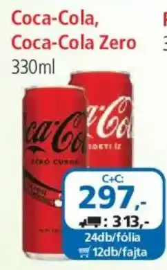 ÁRKLUB Coca-Cola, Coca-Cola Zero ajánlat