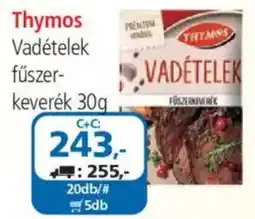 ÁRKLUB Thymos vadételek ajánlat