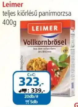 ÁRKLUB Leimer teljes kiörlésű panírmorzsá ajánlat