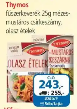 ÁRKLUB Thymos olasz ételek ajánlat