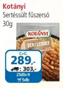 ÁRKLUB Kotányi sertéssült fűszersó ajánlat