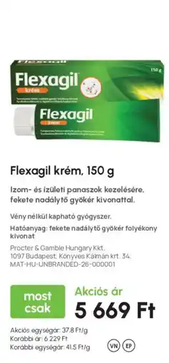 Alma Gyógyszertárak Flexagil krém ajánlat