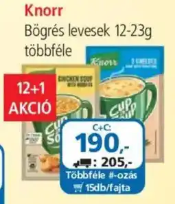 ÁRKLUB Knorr bögrés levesek ajánlat