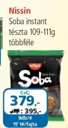 ÁRKLUB Nissin soba instant tészta ajánlat