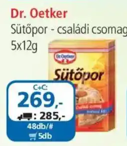 ÁRKLUB Dr. Oetker sütőpor ajánlat