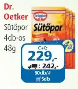 ÁRKLUB Dr. Oetker sütőpor ajánlat