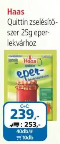 ÁRKLUB Haas quittin zselésítő-szer ajánlat