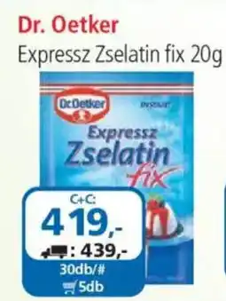 ÁRKLUB Dr. Oetker expressz zselatin fix ajánlat