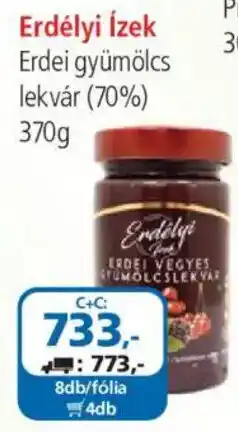 ÁRKLUB Erdélyi Ízek erdei gyümölcs lekvár ajánlat