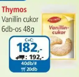 ÁRKLUB Thymos vanillin cukor ajánlat