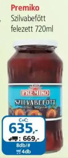 ÁRKLUB Premiko szilvabefőtt ajánlat