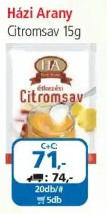 ÁRKLUB Házi Arany citromsav ajánlat