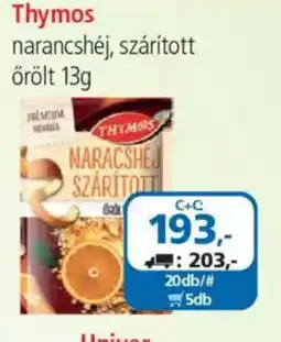 ÁRKLUB Thymos szárított órült ajánlat