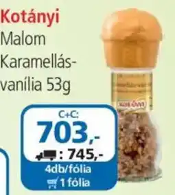 ÁRKLUB Kotányi malom ajánlat