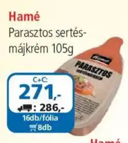 ÁRKLUB Hamé parasztos sertés-májkrém ajánlat