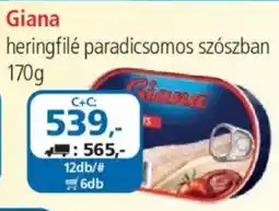 ÁRKLUB Giana heringfilé ajánlat
