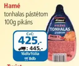 ÁRKLUB Hamé tonhalas pástétom ajánlat