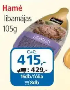 ÁRKLUB Hamé libamájas ajánlat