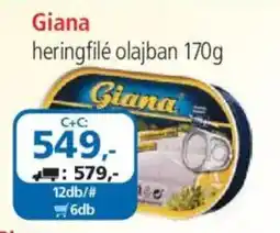 ÁRKLUB Giana heringfilé olajban ajánlat