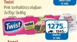 ÁRKLUB Twist pink tonhaltörzs olajban ajánlat