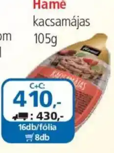 ÁRKLUB Hame kacsamajas ajánlat