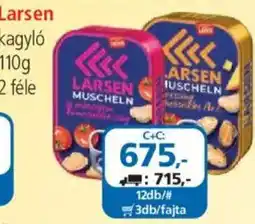 ÁRKLUB Larsen muscheln ajánlat