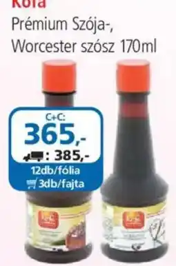 ÁRKLUB Kola Prémium Szója- Worcester szósz ajánlat