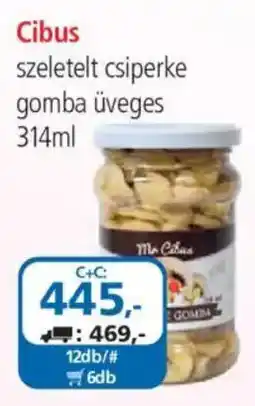 ÁRKLUB Cibus csiperke gomba ajánlat