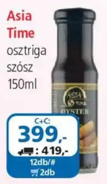 ÁRKLUB Asia Time osztriga szósz ajánlat