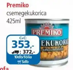 ÁRKLUB Premiko csemegekukorica ajánlat