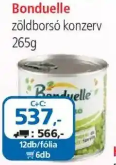 ÁRKLUB Bonduelle zöldborsó konzerv ajánlat
