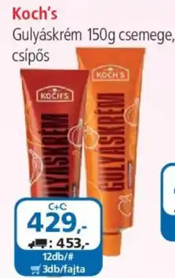 ÁRKLUB Koch's gulyáskrém ajánlat