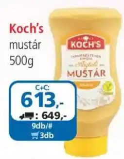 ÁRKLUB Koch's mustár ajánlat