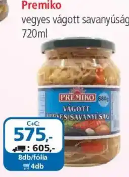 ÁRKLUB Premiko vegyes vágott savanyúság ajánlat