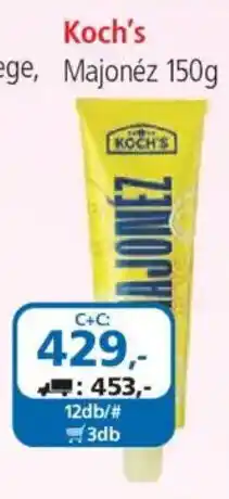 ÁRKLUB Koch's majonéz ajánlat