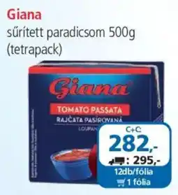 ÁRKLUB Giana sűrített paradicsom ajánlat