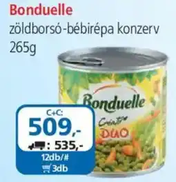 ÁRKLUB Bonduelle zöldborsó-bébirépa konzerv ajánlat