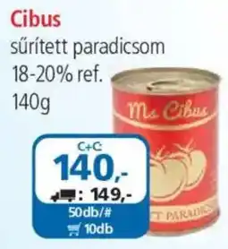 ÁRKLUB Cibus sűrített paradicsom ajánlat