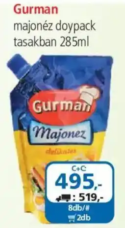 ÁRKLUB Gurman majonéz ajánlat