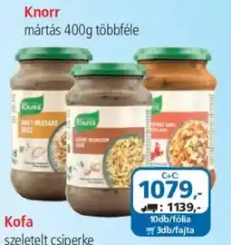 ÁRKLUB Knorr mártás ajánlat