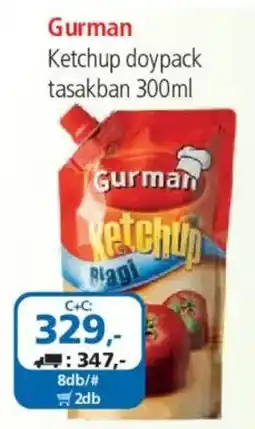 ÁRKLUB Gurman ketchup ajánlat