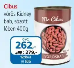 ÁRKLUB Mr Cibus vörös bab ajánlat