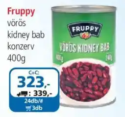 ÁRKLUB Fruppy vörös kidney bab ajánlat