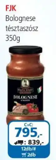 ÁRKLUB Fjk bolognese tésztaszósz ajánlat